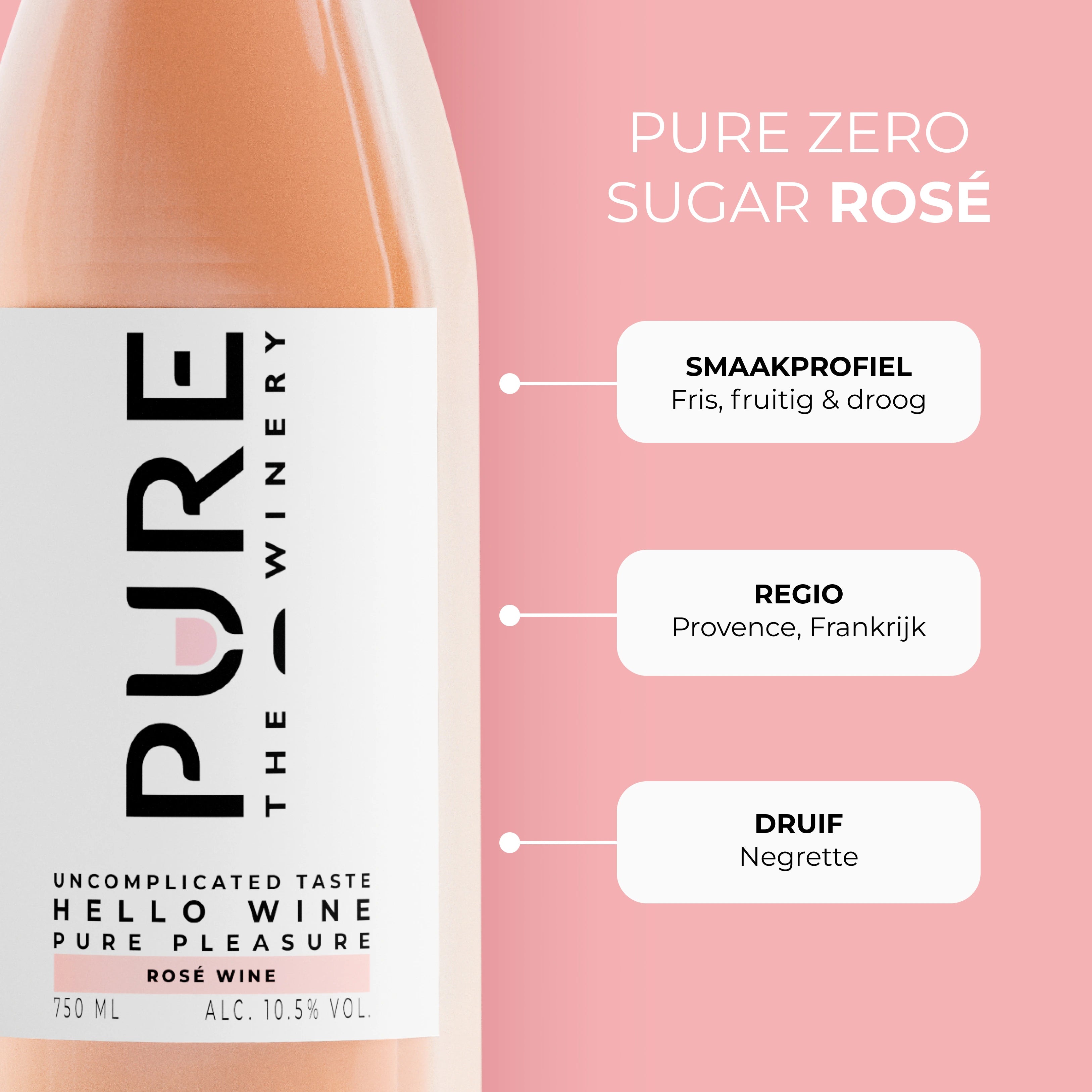 Vin Rosé Pure Zéro Sucre
