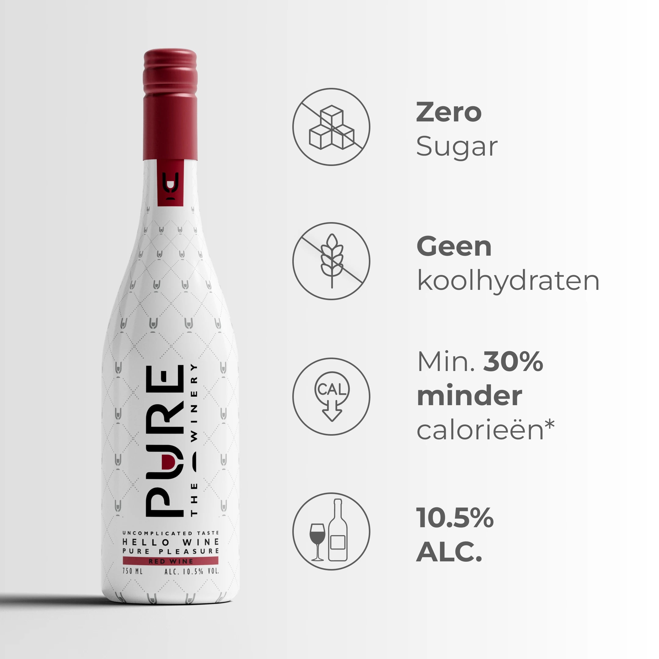 Vin Rouge Zéro Sucre