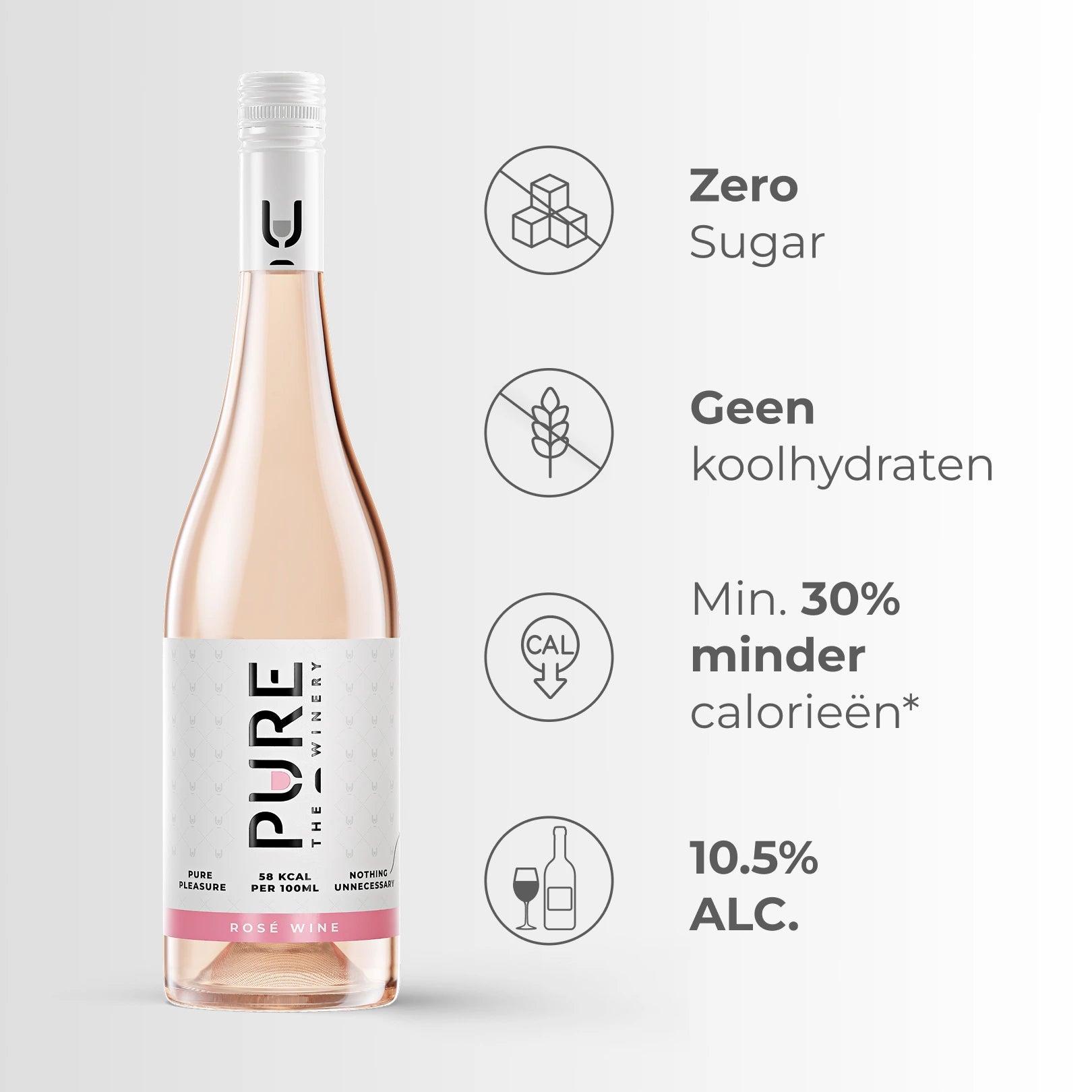 Vin Rosé Zéro Sucre