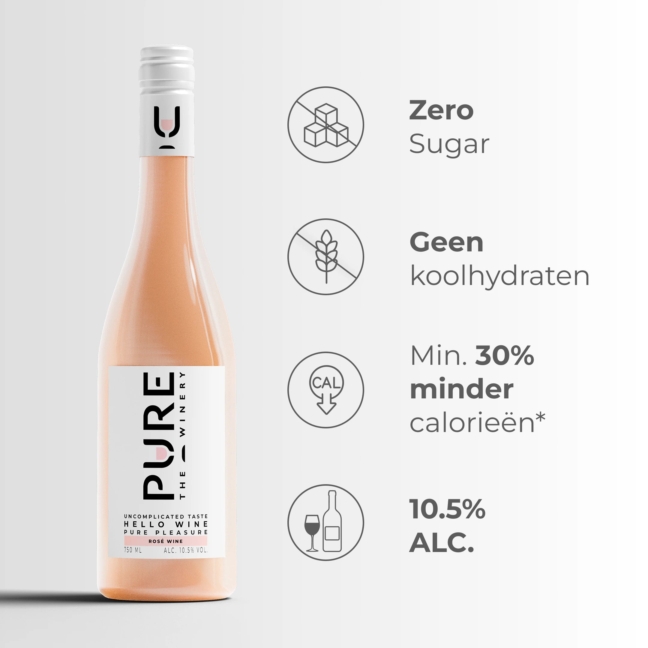 Vin Rosé Zéro Sucre