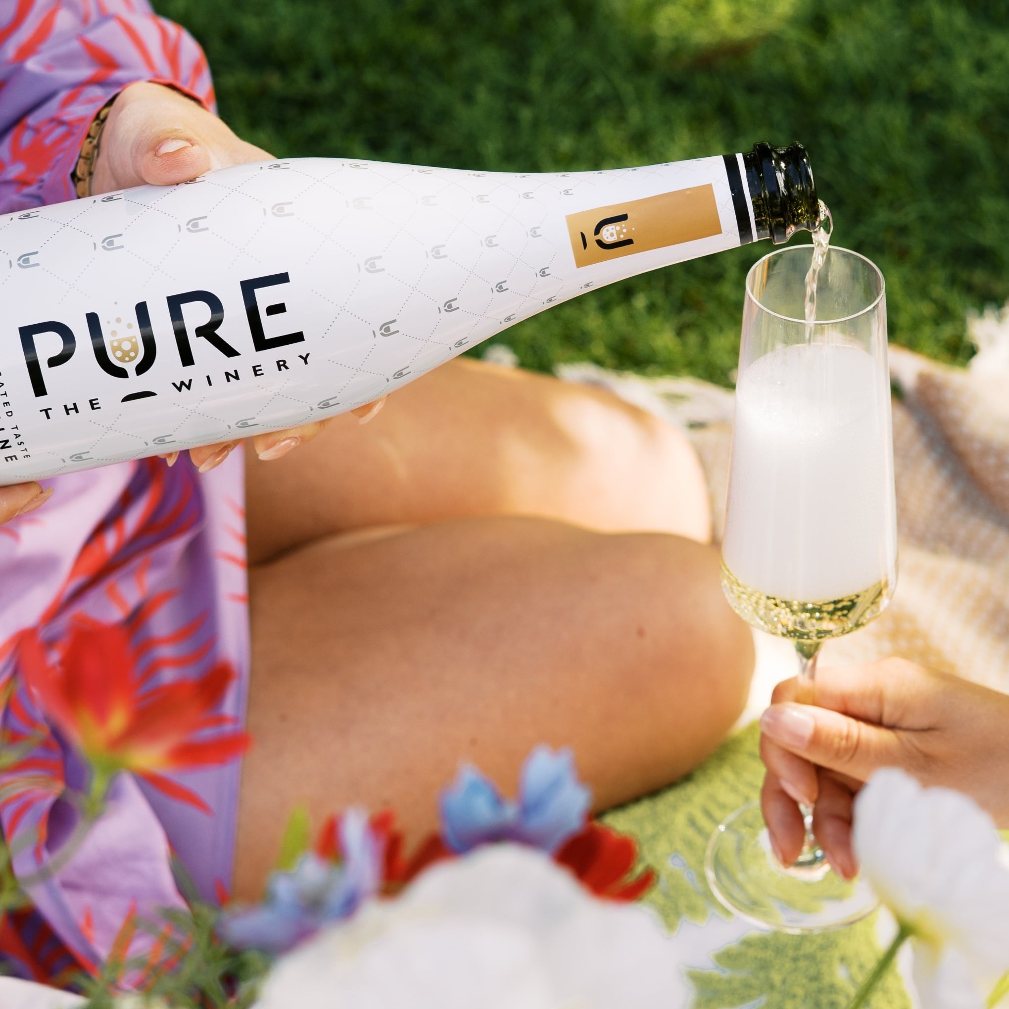 Vin Blanc Pétillant Pure Zéro Sucre