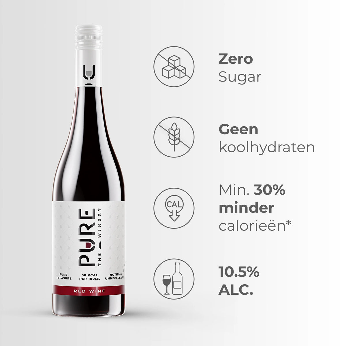 Vin Rouge Zéro Sucre