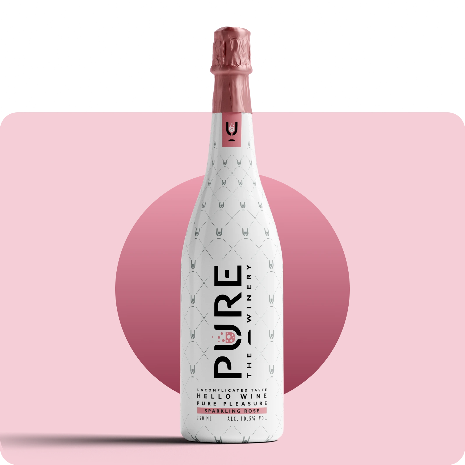 Vin Rosé Pétillant Pure Zéro Sucre