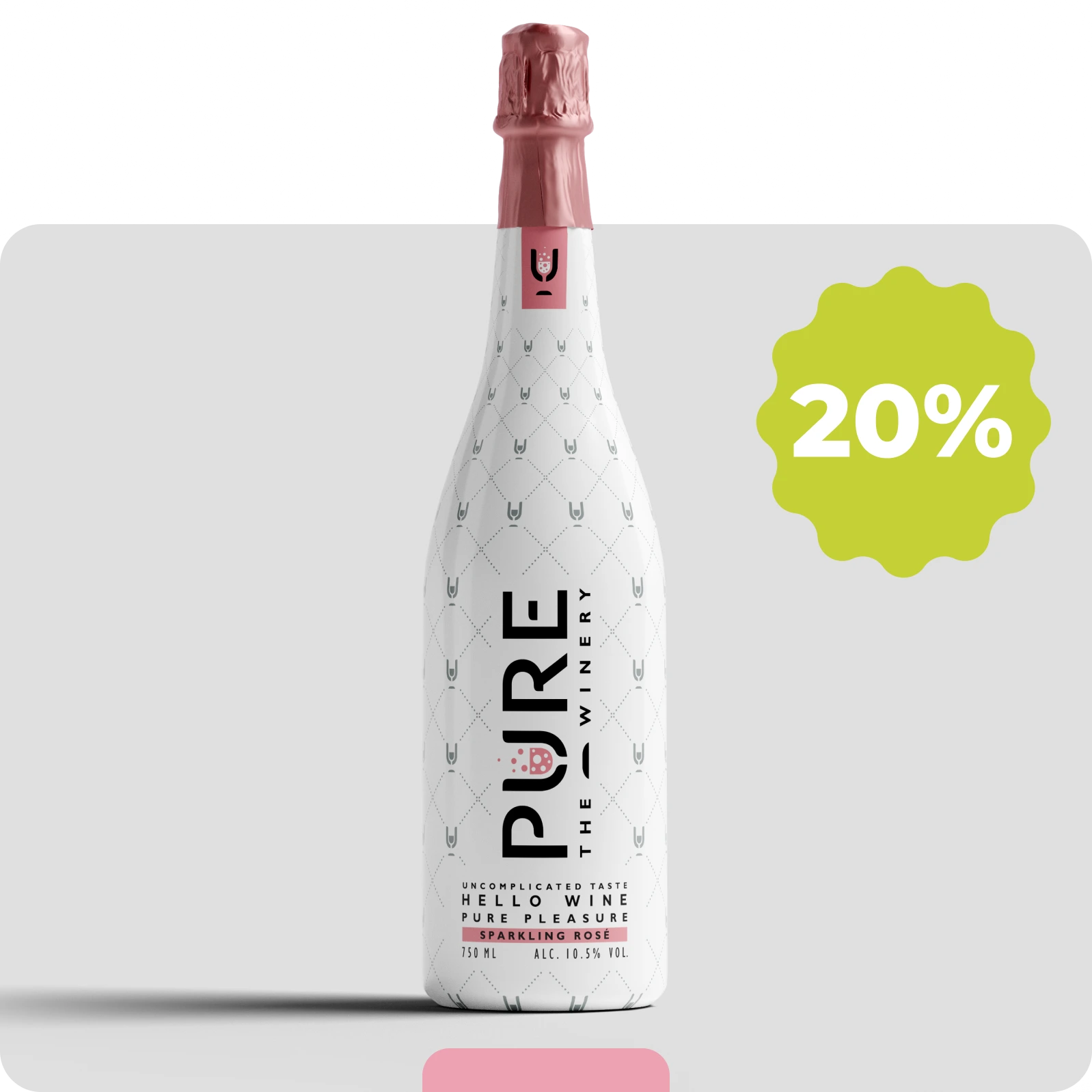 Vin Rosé Pétillant Zéro Sucre