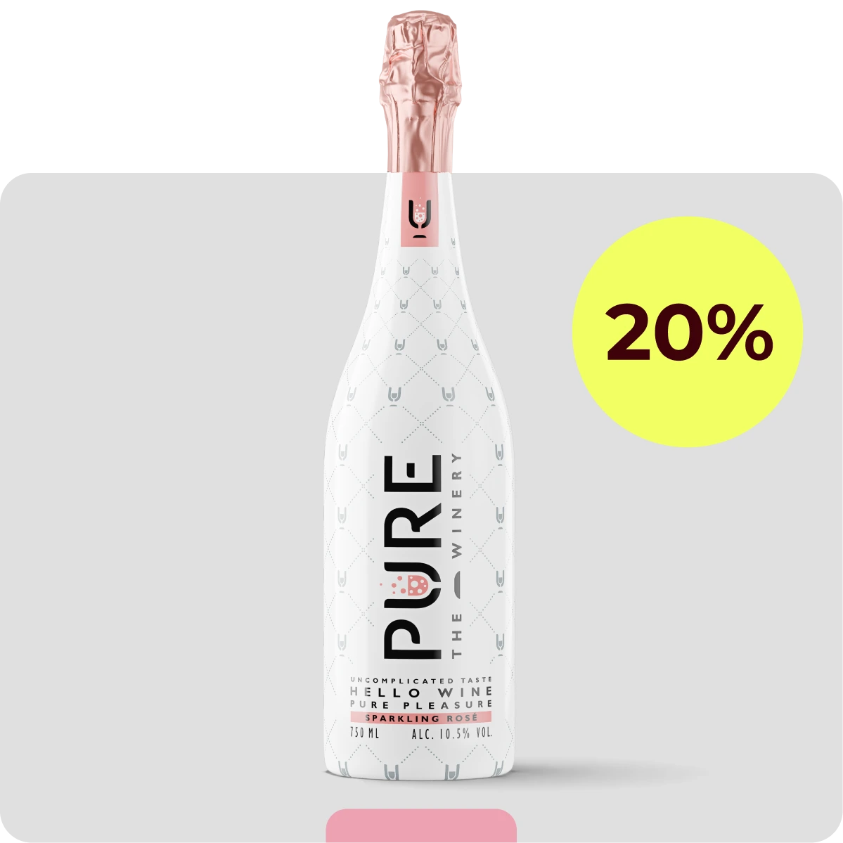 Vin Rosé Pétillant Zéro Sucre