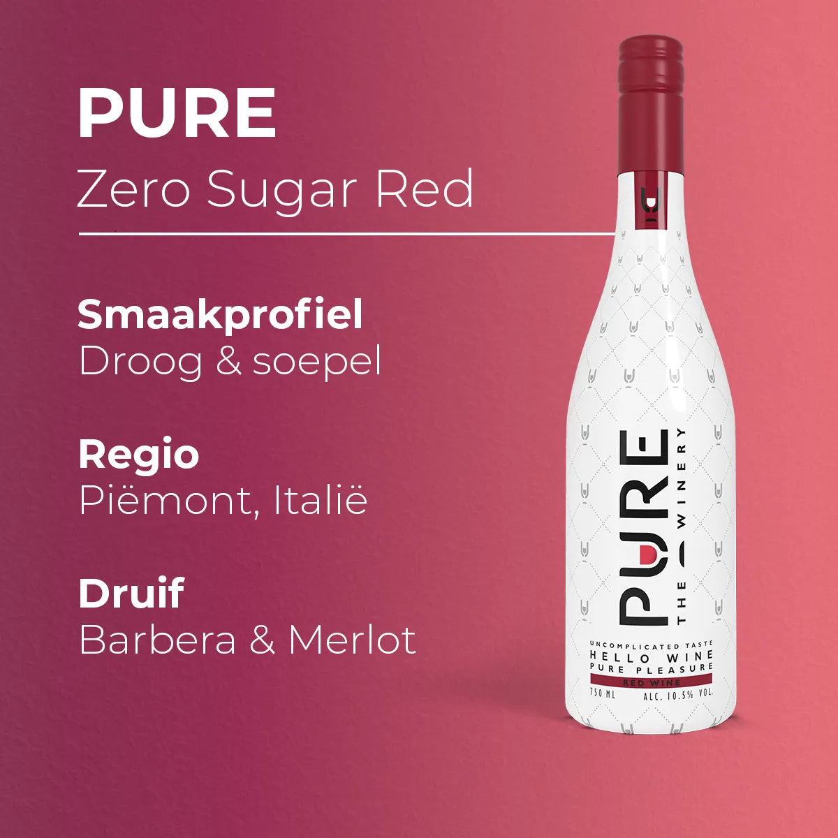 Vin Rouge Pure Zéro Sucre